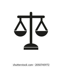 Libra icon. Simple vector illustration on a white background.