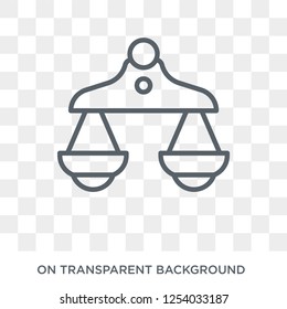 Libra icon. Trendy flat vector Libra icon on transparent background from law and justice collection. High quality filled Libra symbol use for web and mobile
