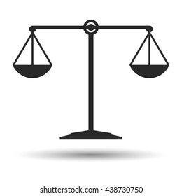 Libra icon. Vector illustration.