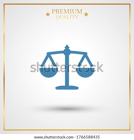Libra Icon. Vector illustration EPS 10.