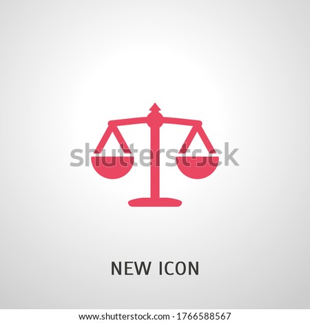 Libra Icon. Vector illustration EPS 10.