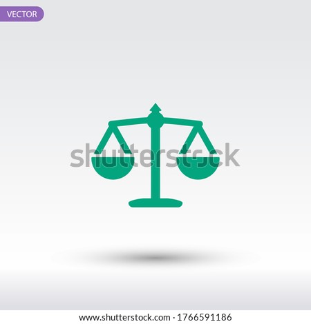 Libra Icon. Vector illustration EPS 10.