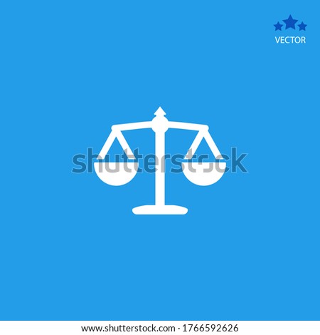 Libra Icon. Vector illustration EPS 10.