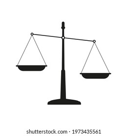 Libra icon vector. scales illustration sign. balance symbol. weigher logo.