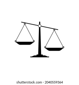 Libra icon vector. scales illustration sign. balance symbol. weigher logo.