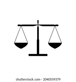 Libra icon vector. scales illustration sign. balance symbol. weigher logo.