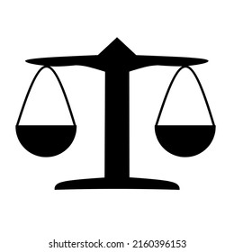 libra icon vector with simple design