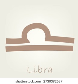Bibliothekssymbol-Vektorgrafik. Sternzeichen einzeln auf weißem Hintergrund. Sonnenschild. Horoskop-Konzept. Astrologie.