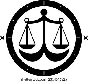 Libra icon zodiac.  EPS 10