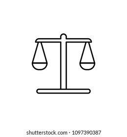 Libra line icon. Element of bankig icon for mobile concept and web apps. Thin line Libra icon can be used for web and mobile