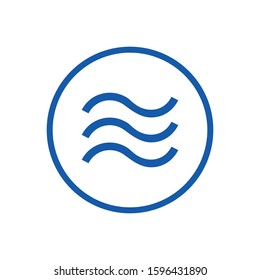 Libra Logo Design Template. Cryptocurrency Logotype icon Illustration. Minimal Blockchain Technology. Crypto Symbol. Libra