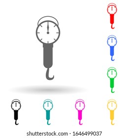 Libra multi color style icon. Simple glyph, flat vector of kitchen tools icons for ui and ux, website or mobile application
