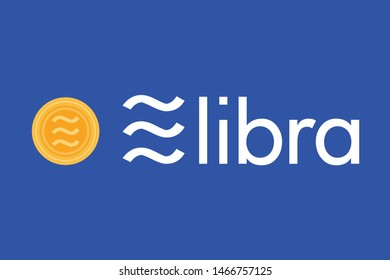 Libra New cryptocurrency ,Calibra is a new digital wallet for a new digital currency Libra ,Vector design eps 10