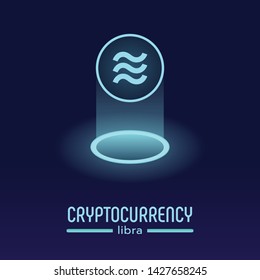 Libra new cryptocurrency coin vector II