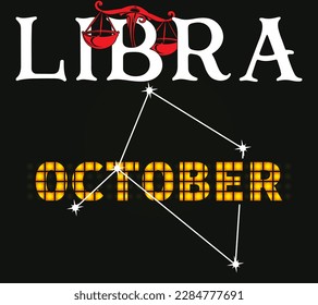 Libra October Shirt, Zodiac Libra