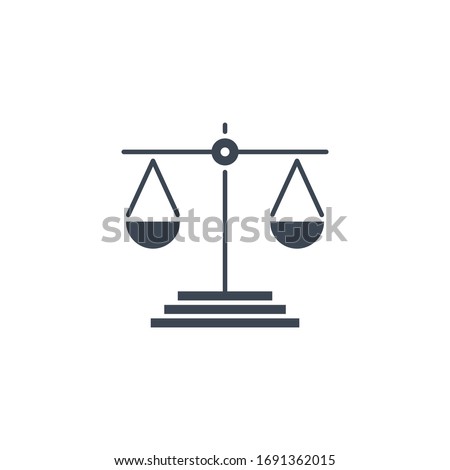 Libra related vector glyph icon. Isolated on white background. Vector illustration.