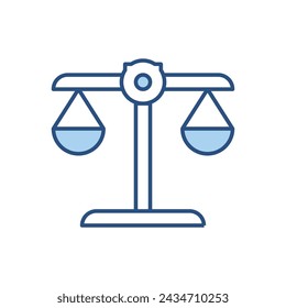Libra related vector icon. Isolated on white background. Vector illustration