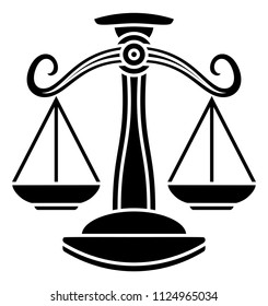 Libra scales horoscope astrology zodiac sign symbol