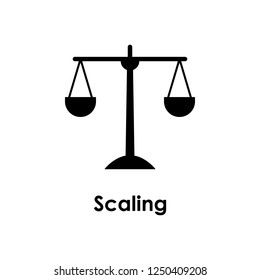 Libra, scaling icon. Element of business icon for mobile concept and web apps. Detailed Libra, scaling icon can be used for web and mobile