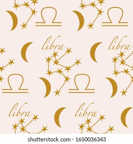 libra seamless pattern,perfect to use on the web or in print