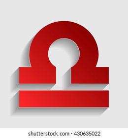 Libra sign illustration