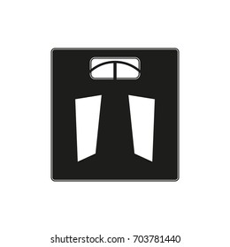 Libra silhouettes Vector black icon on white background