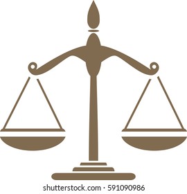 Libra. Symbol for design. Vector