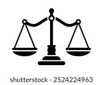 Libra vector icon design. Libra icon