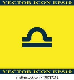 Libra zodiac sign.