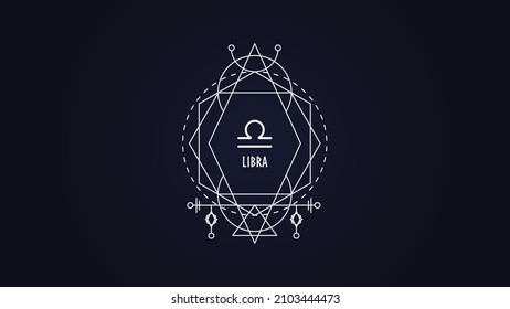 Libra Zodiac Sign Desktop Wallpaper