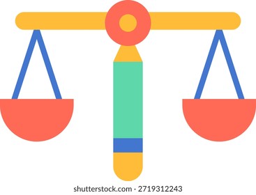 Libra Zodiac Sign Diseño de icono plano
