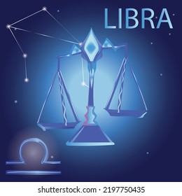 Libra, the zodiac sign. Horoscope, astrology, prediction.