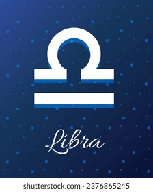 Libra zodiac Sign, Zodiac symbols icon vector illustration zodiac libra star