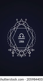 Libra Zodiac Sign - Wallpaper for mobile