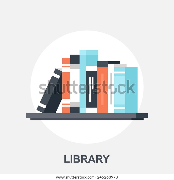 Library Stock Vector (Royalty Free) 245268973
