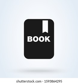 library, book icon Simple vector modern design illustration.
