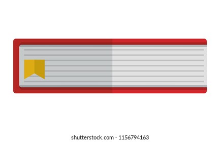 library book isolated icon