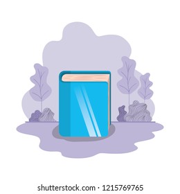 library book isolated icon