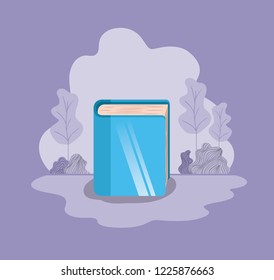 library book isolated icon