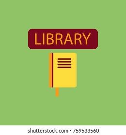 library Book vector icon