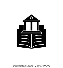 library concept line icon. Simple element illustration. library concept outline symbol design.