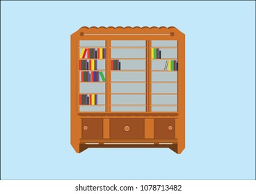 library. library design. drawing a beautiful library