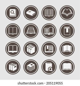 Library and education icons
