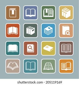 Library and education icons
