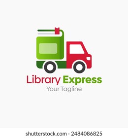 Library Express Logo Vector Template Design. Good for Business, Startup, Agency, and Organization