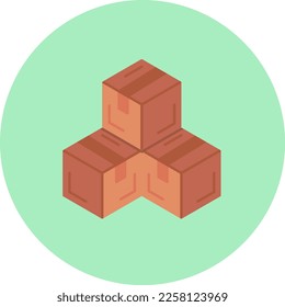 Library Flat Vector Icon Design