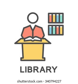 Library icon.