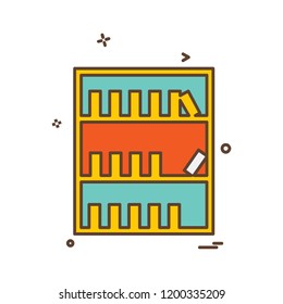 Library icon design vector