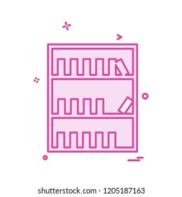 Library icon design vector