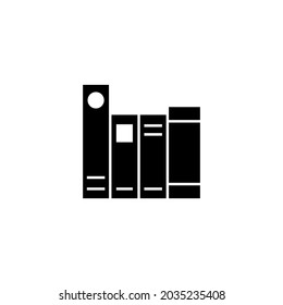 Library icon. education sign and symbol